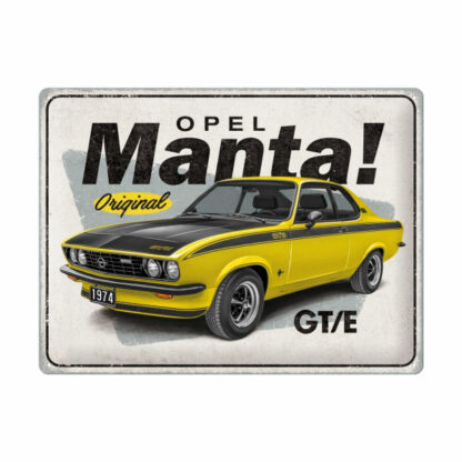 Blechschild Opel Manta A 40x30cm